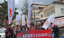 İşçi ve emekçiler bayramı Kayseri'de de kutlandı.