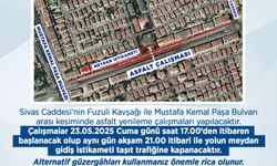Kayseri Büyükşehir’den Sürücülere Asfalt Uyarısı