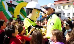 Kırıkkale'de Trafik Eğitimi Çocuklarla Eğlenceye Dönüştü