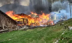 Artvin'de Korkutan Yangın: 3 Ev Kül Oldu
