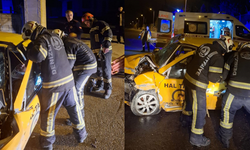 Kazada ağır yaralanan taksi şoföründen acı haber geldi