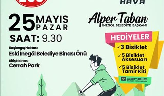 İnegöl’de Dünya Çevre Günü Bisiklet Turu ile Kutlanacak