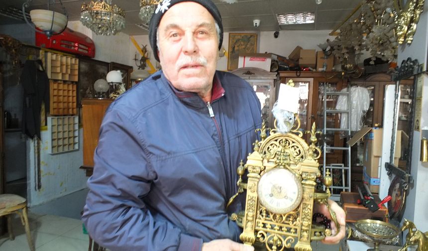 Balıkesir'de 146 yıllık tarihi saat görücüye çıktı