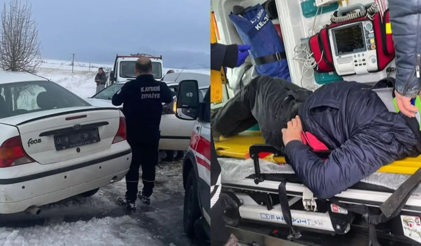 Develi'de trafik kazası: 1 ölü, 1 yaralı